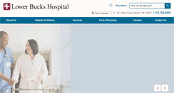 Desktop Screenshot of lowerbuckshosp.com